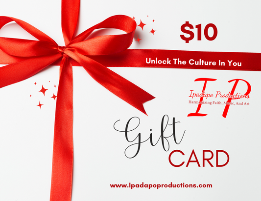 Ipadapo Productions Gift Card